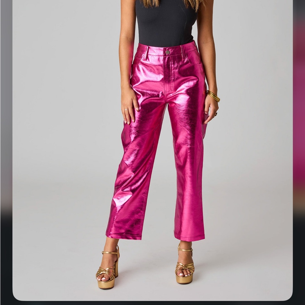Buddy Love Pink Metallic Pants